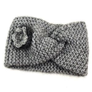 FRATELLI TALLI 🇮🇹 WOMEN'S GREY WOOL/ALPACA FASHION HEADBAND
